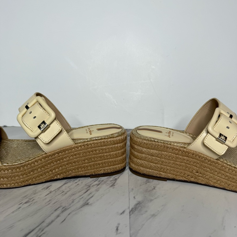 Sam Edelman Carson Espadrille Platform Wedge Sand… - image 8